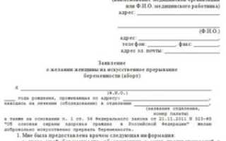 Аборт, заключение на ВИЧ